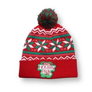 Six Flags Holiday In The Park Beanie